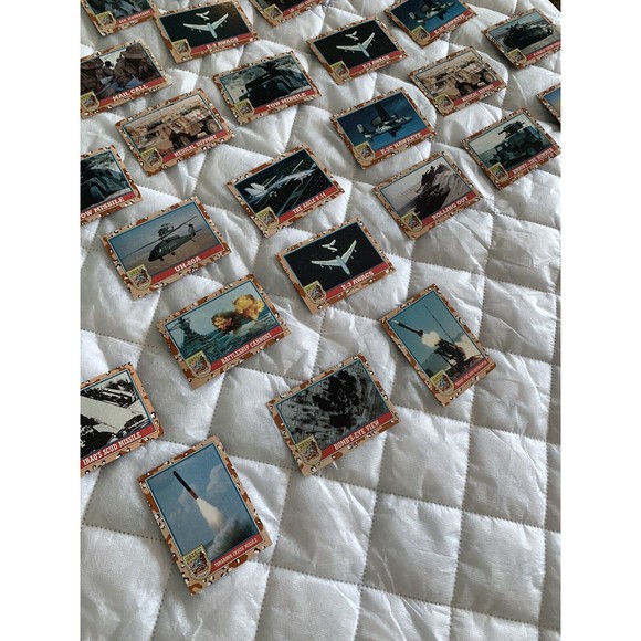 1991 Lot of 57 TOPPS Desert Storm 2nd Series Trading Cards Vintage 🇺🇸🇺🇸 - Picture 10 of 12